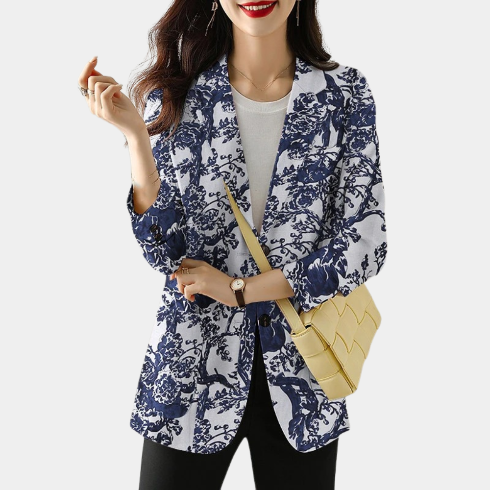 Samantha - Gebloemde blazer