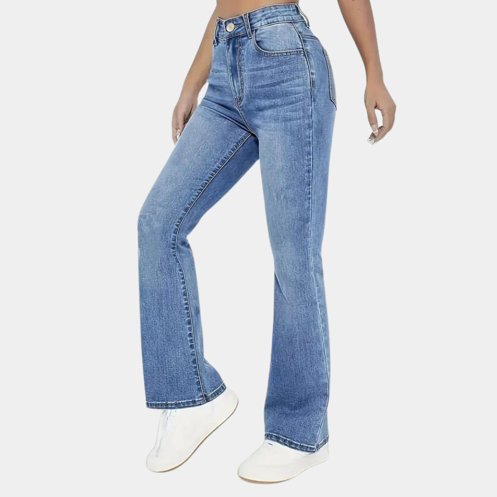 Puck - Jeans met hoge taille