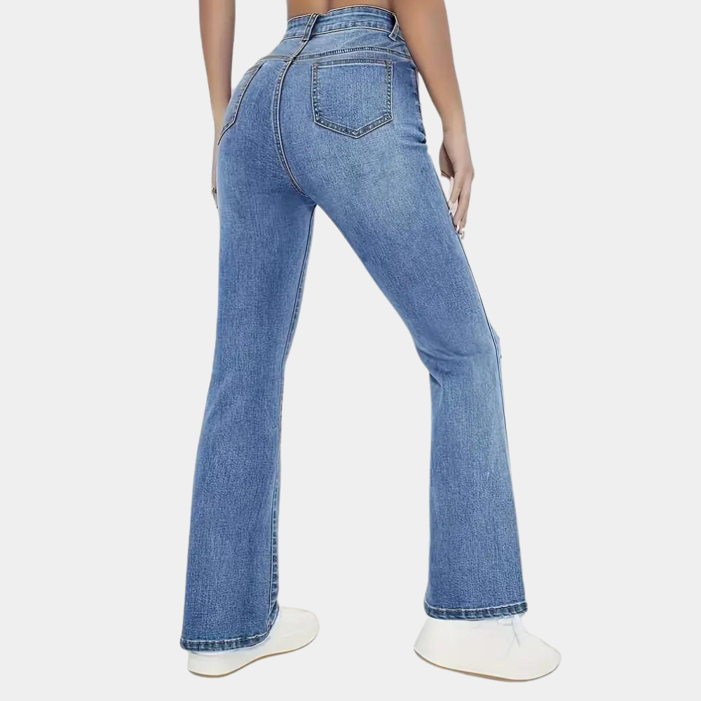 Puck - Jeans met hoge taille