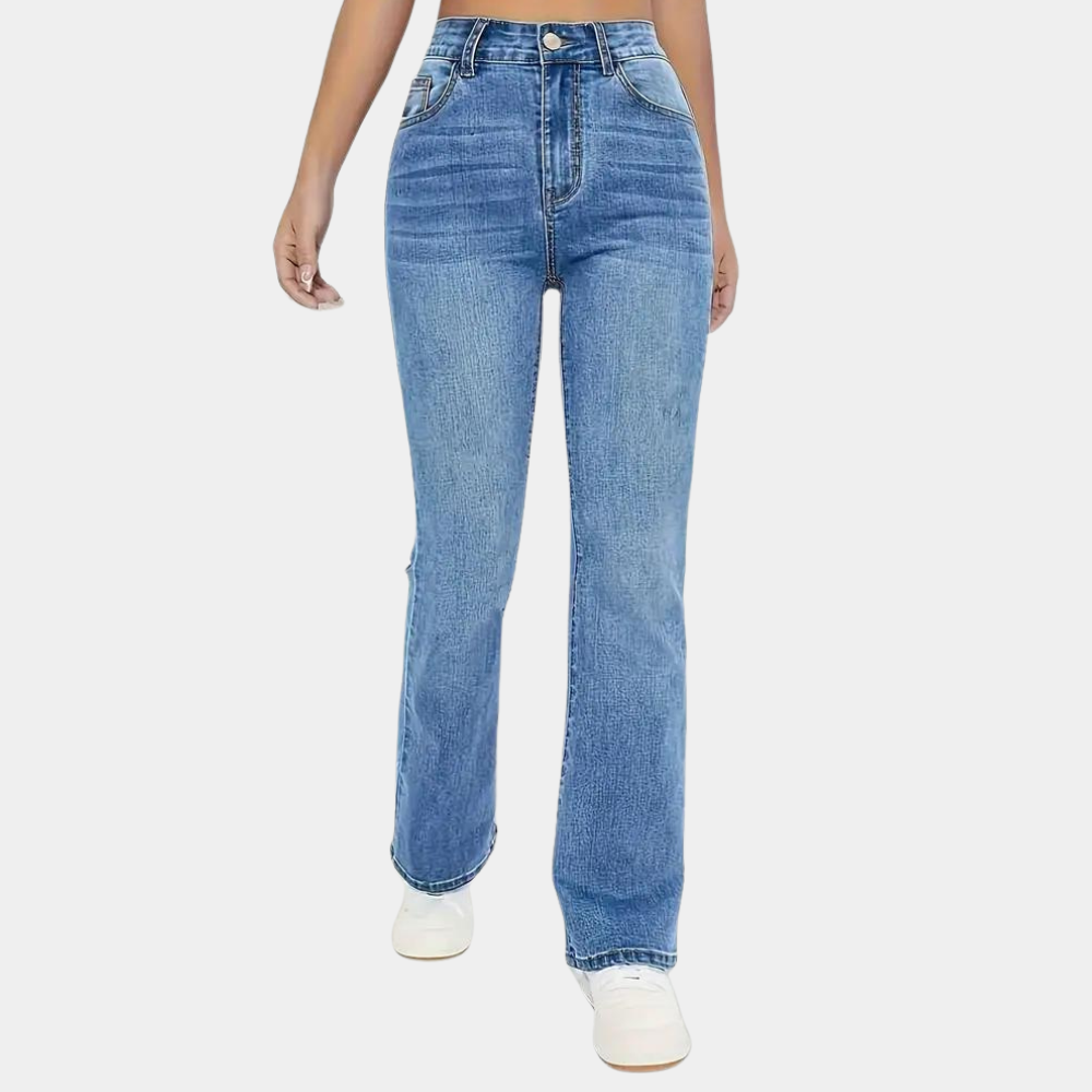 Puck - Jeans met hoge taille