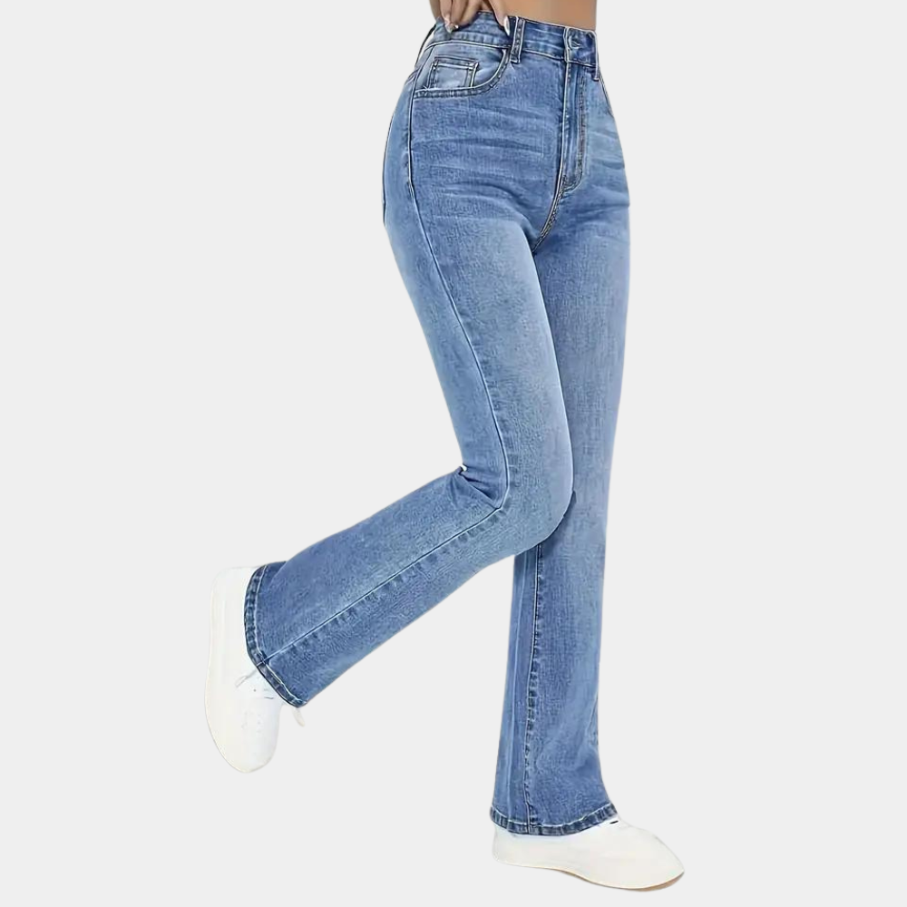 Puck - Jeans met hoge taille