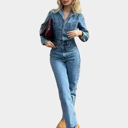 Amy - Denim jumpsuit