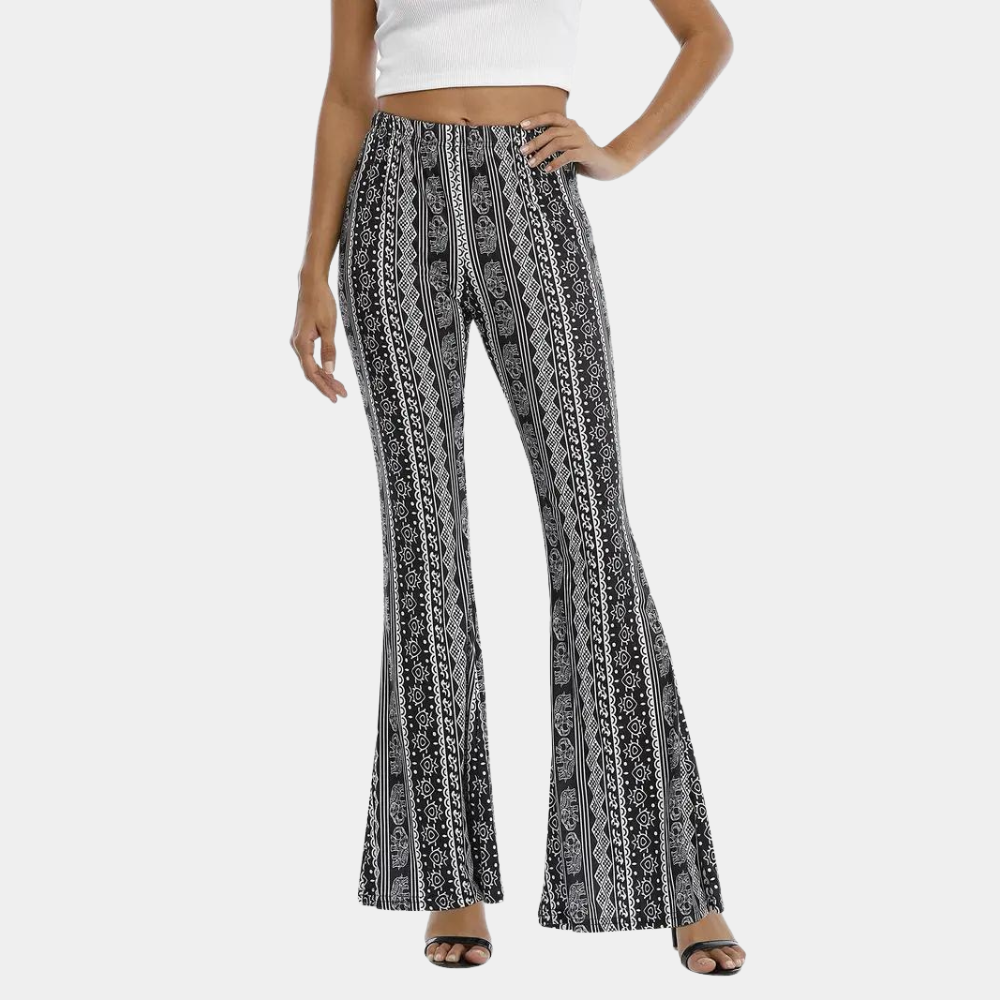 MiraStyles - Flared boho broek