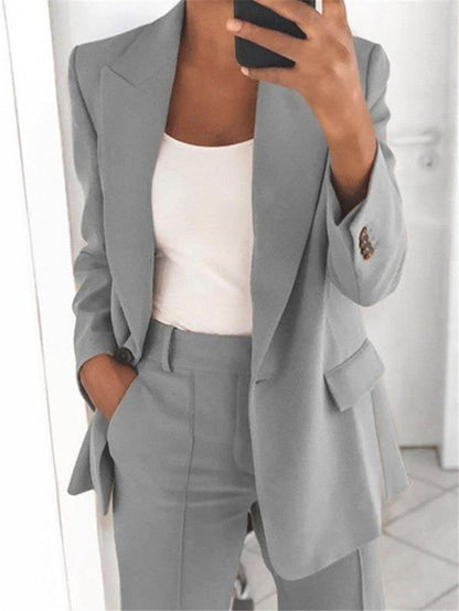 Casual blazer met lange mouwen