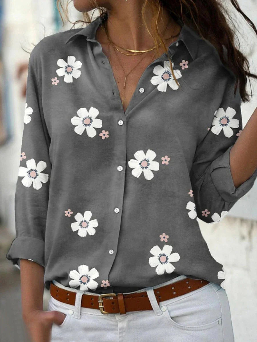 VelaVie - Blouse met bloemenprint