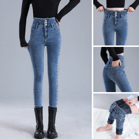 WinterChic Skinny Fleecejeans