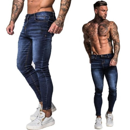 Denim broeken, gescheurde jeans voor mannen