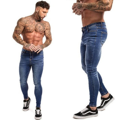 Denim broeken, gescheurde jeans voor mannen