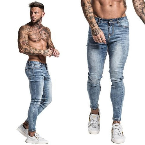 Denim broeken, gescheurde jeans voor mannen