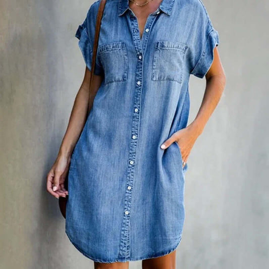 Denim jurk