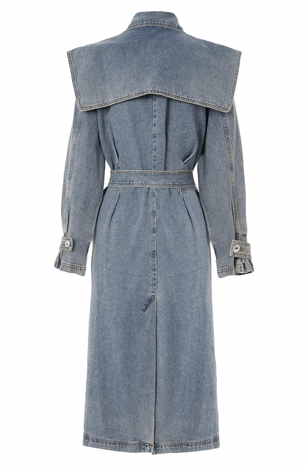 Denim trenchcoat