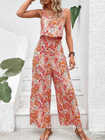 MiSun - Elegante lange bloemen jumpsuit