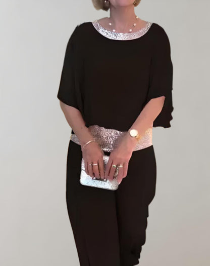 Elegante glitterset [top + broek]