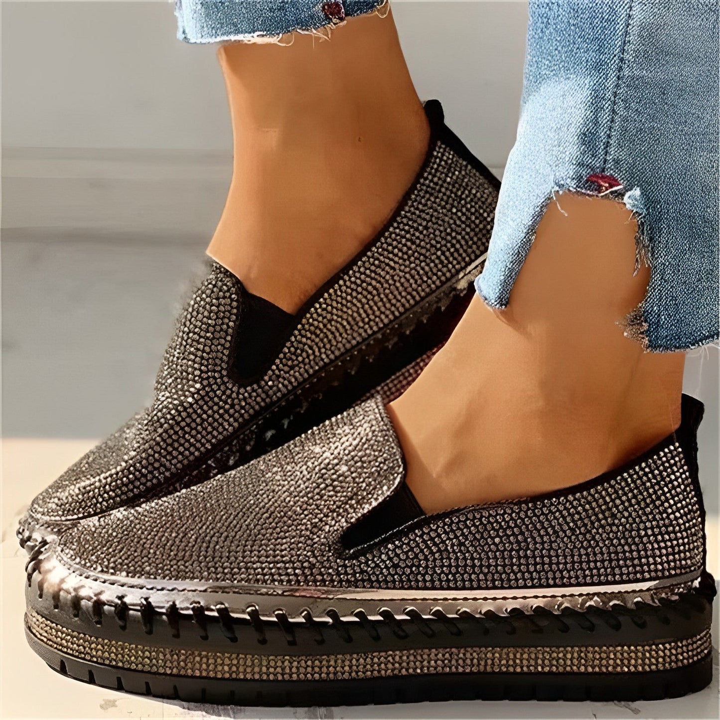 Gem - Glinsterende diamanten loafers