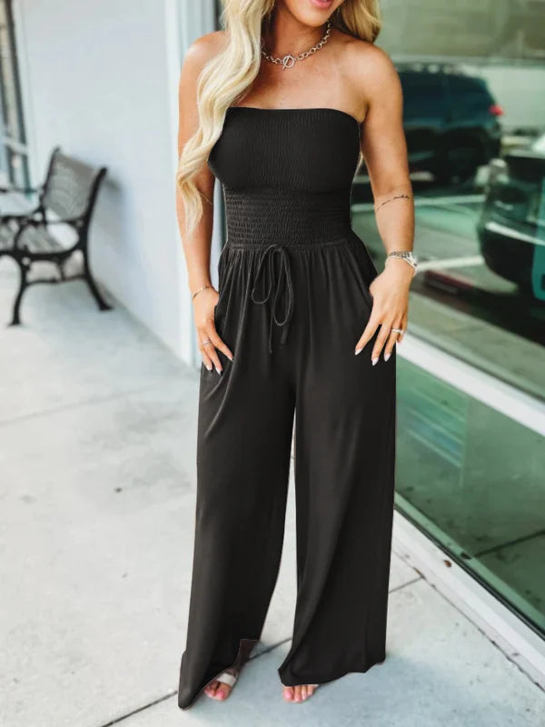 Gesmokte jumpsuit