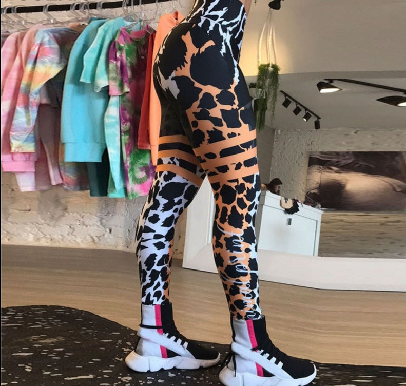 Nova Sportlegging - Unieke print, push-up model en stretch