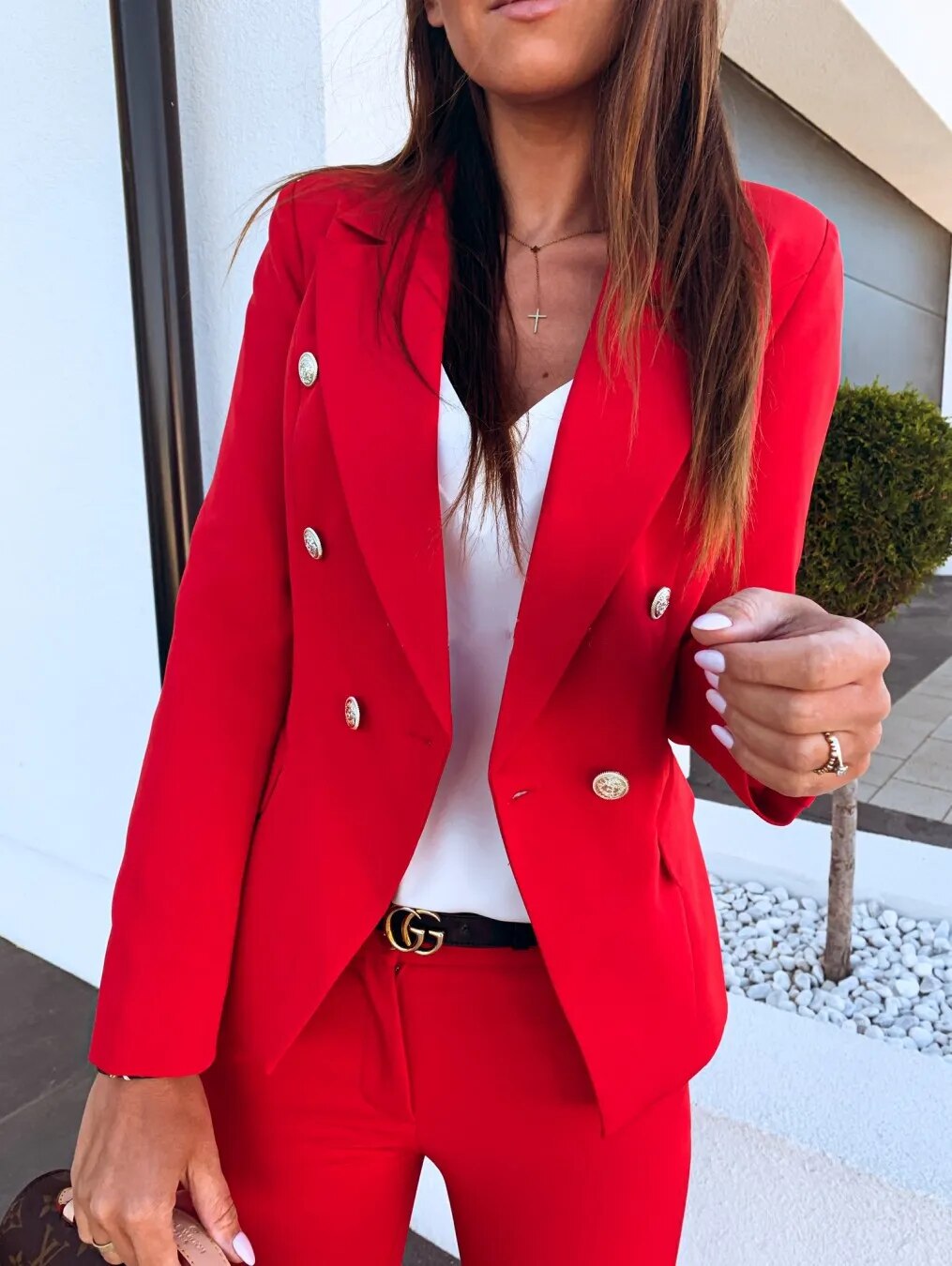 Sophie - Stijl casual blazer met kap