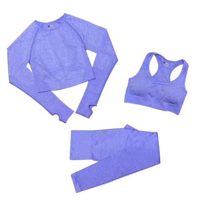 Faye Fitness Set 3-delig - Matchende sportset