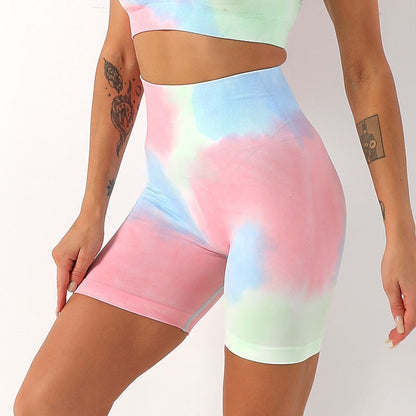 Dana Sport Set (Short) - Een unieke tie-dyed workout set!