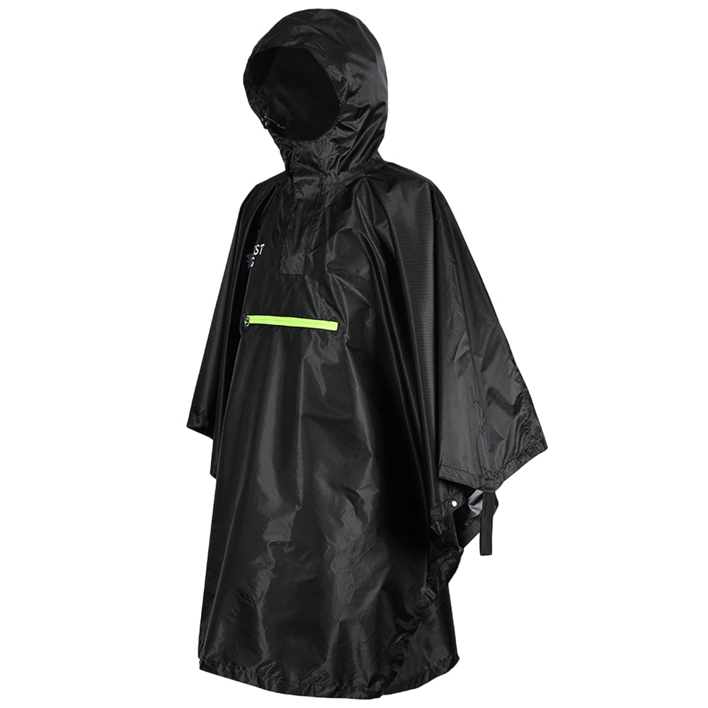 DryTac - Regenwerende poncho met reflecterende strook