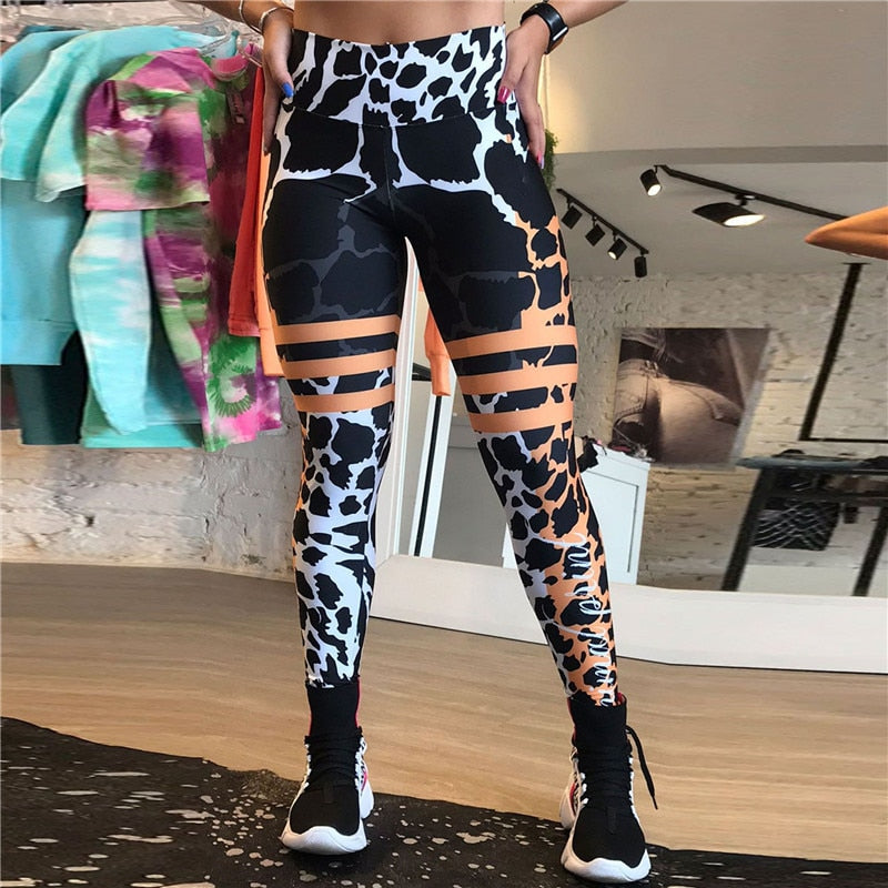 Nova Sportlegging - Unieke print, push-up model en stretch