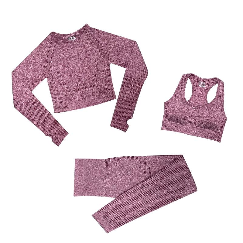 Faye Fitness Set 3-delig - Matchende sportset