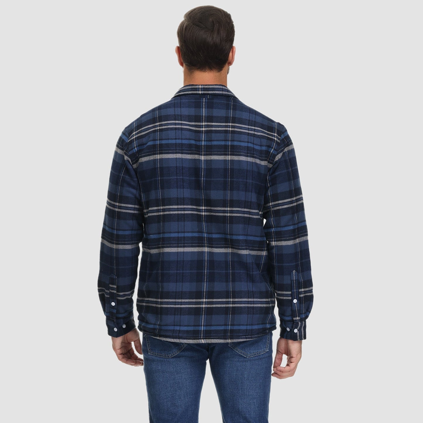 - Heren sherpa shirt fleece