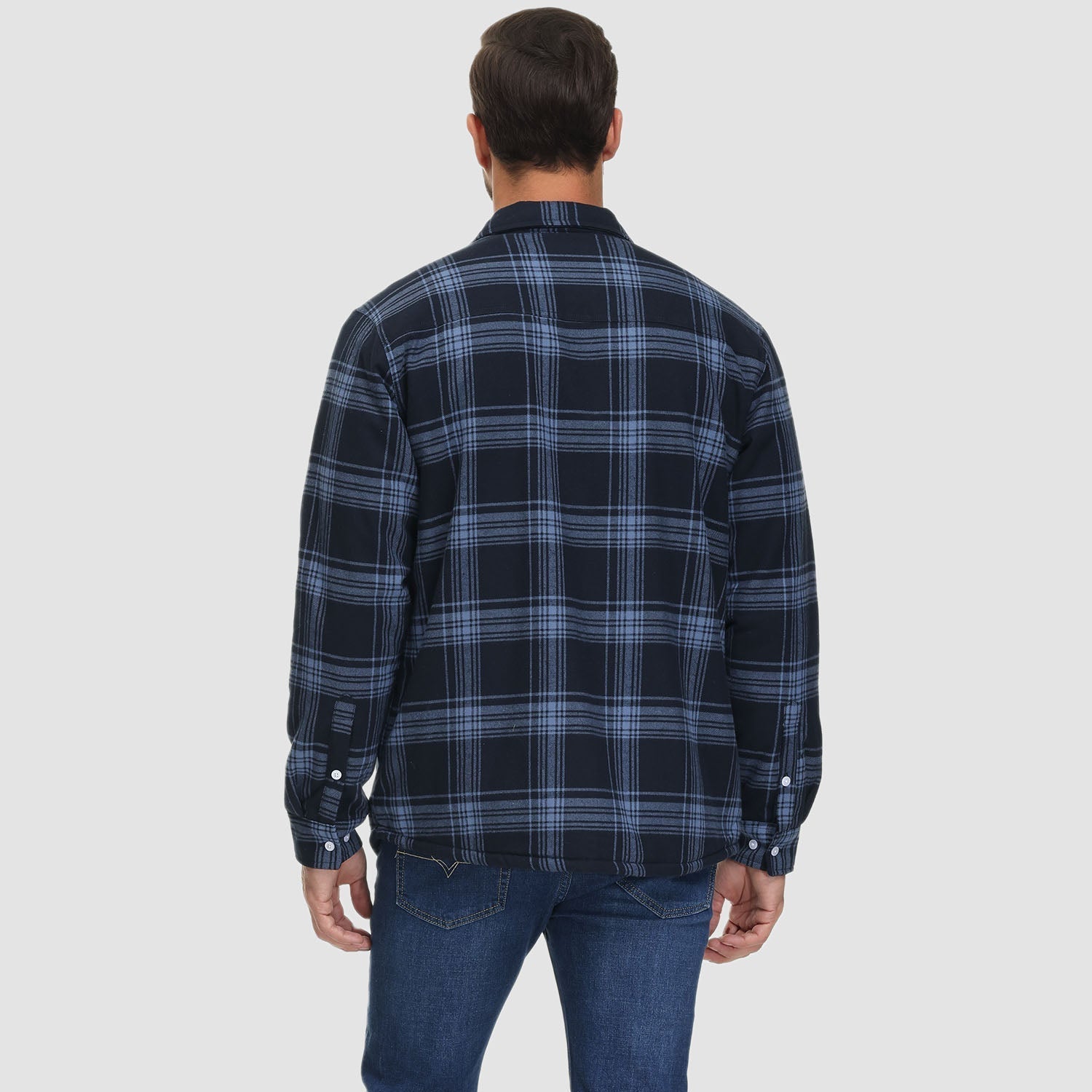 - Heren sherpa shirt fleece