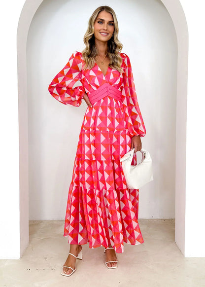 SoLuna - Maxi jurk met print