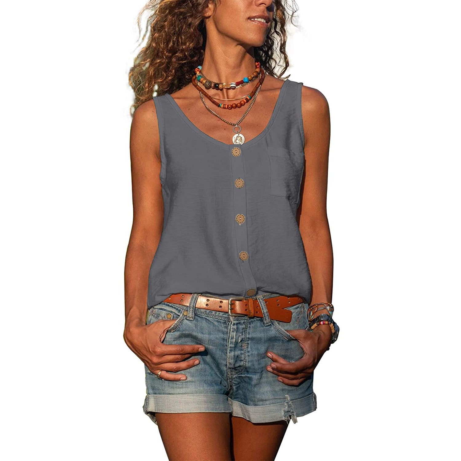 Ibiza Fashion Elegante tanktop voor dames