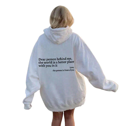 Inspirerend sweatshirt met print