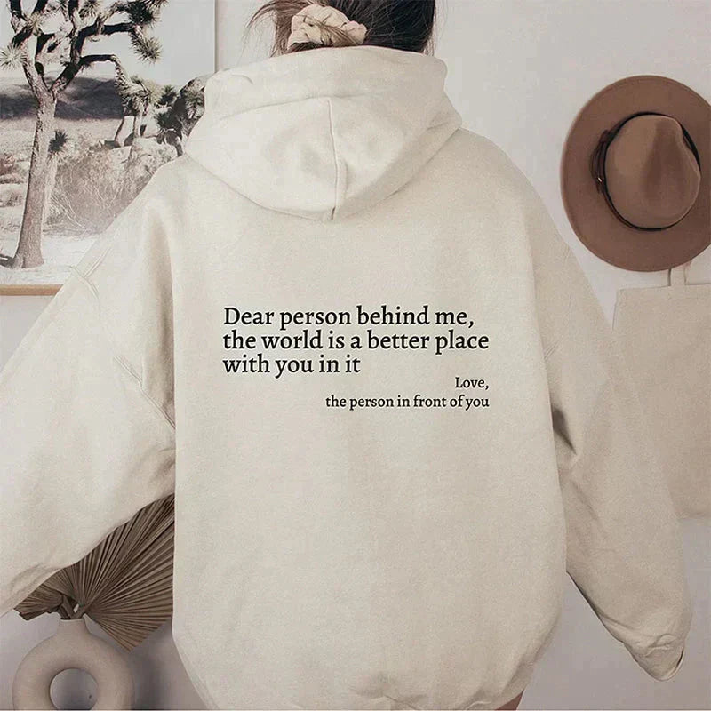 Inspirerend sweatshirt met print