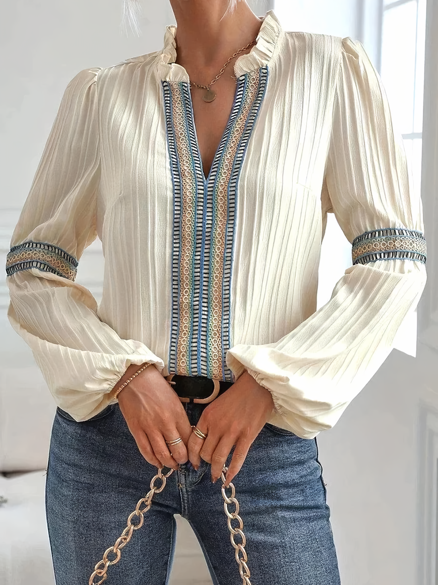 Kanten blouse