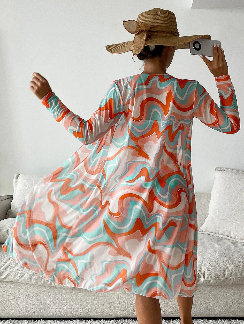 Kimono - strandoutfit voor vrouwen