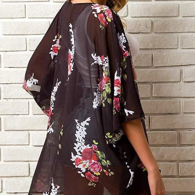 Korte strandkimono