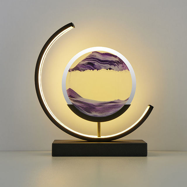 Zandglans | Elegante Lamp met gekleurd zand