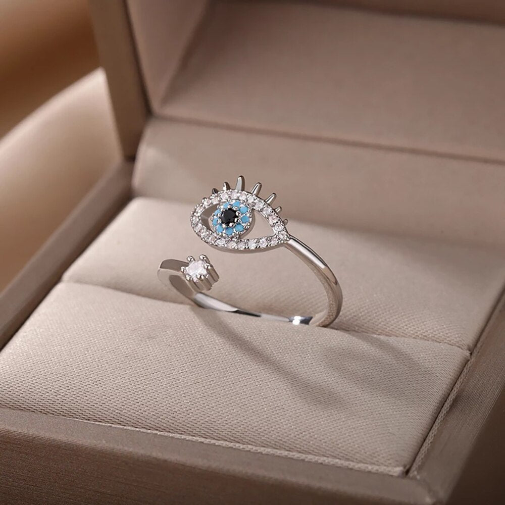 Evil Eye Ring - Een mooie spirituele ring voor iedere gelegenheid