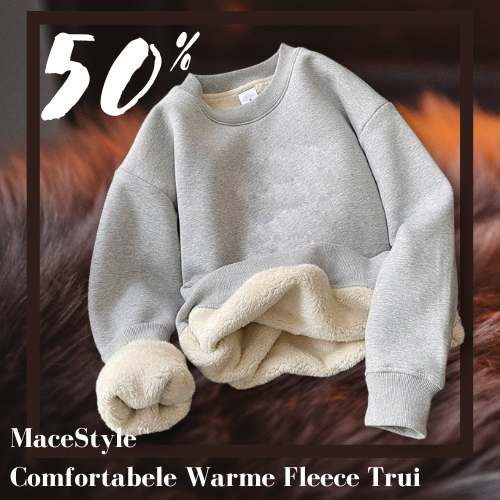 MaceStyle - Comfortabele Warme Fleece Trui