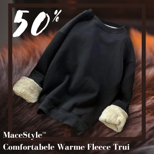 MaceStyle - Comfortabele Warme Fleece Trui