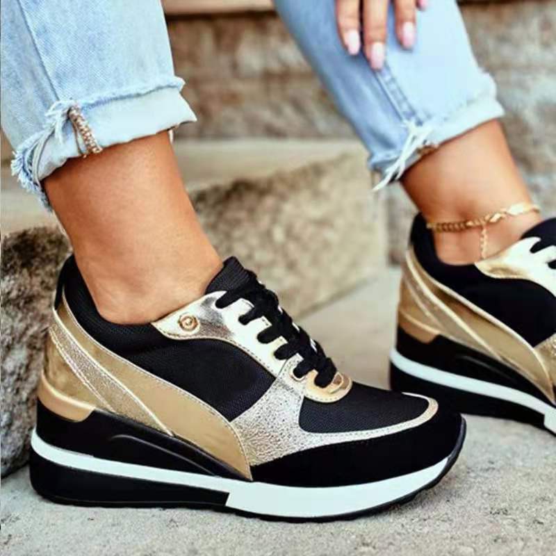 Orthopedische gouden sneakers