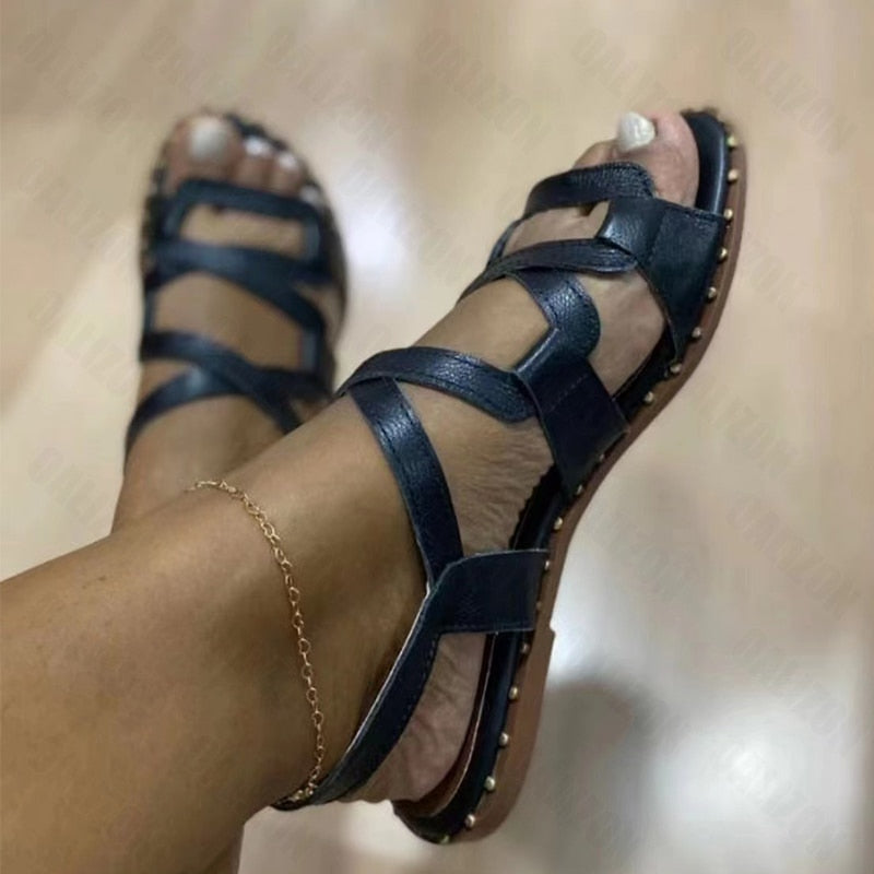 PU leren sandalen voor dames - Amex