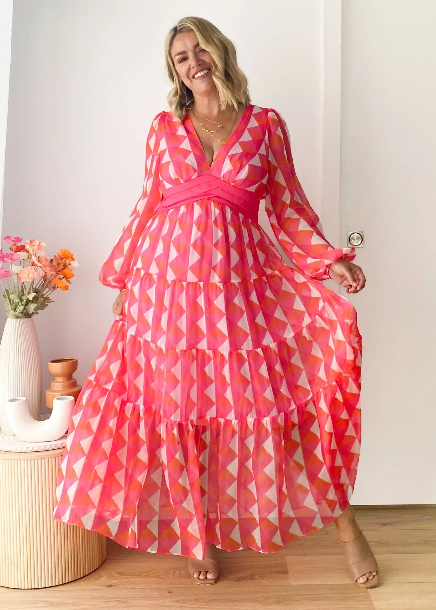 SoLuna - Maxi jurk met print