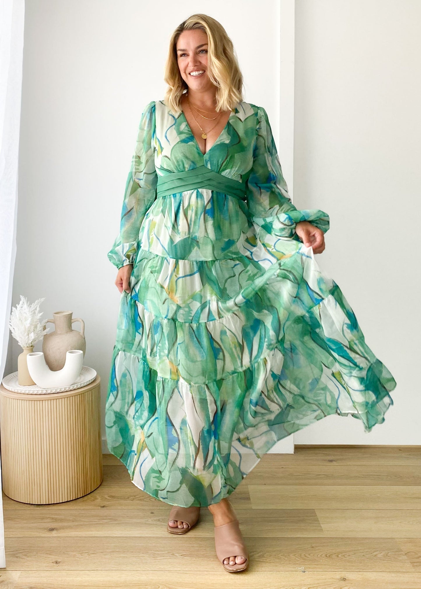 SoLuna - Maxi jurk met print