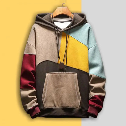 Bastiaan - Stijlvolle Kleurblok Hoodie