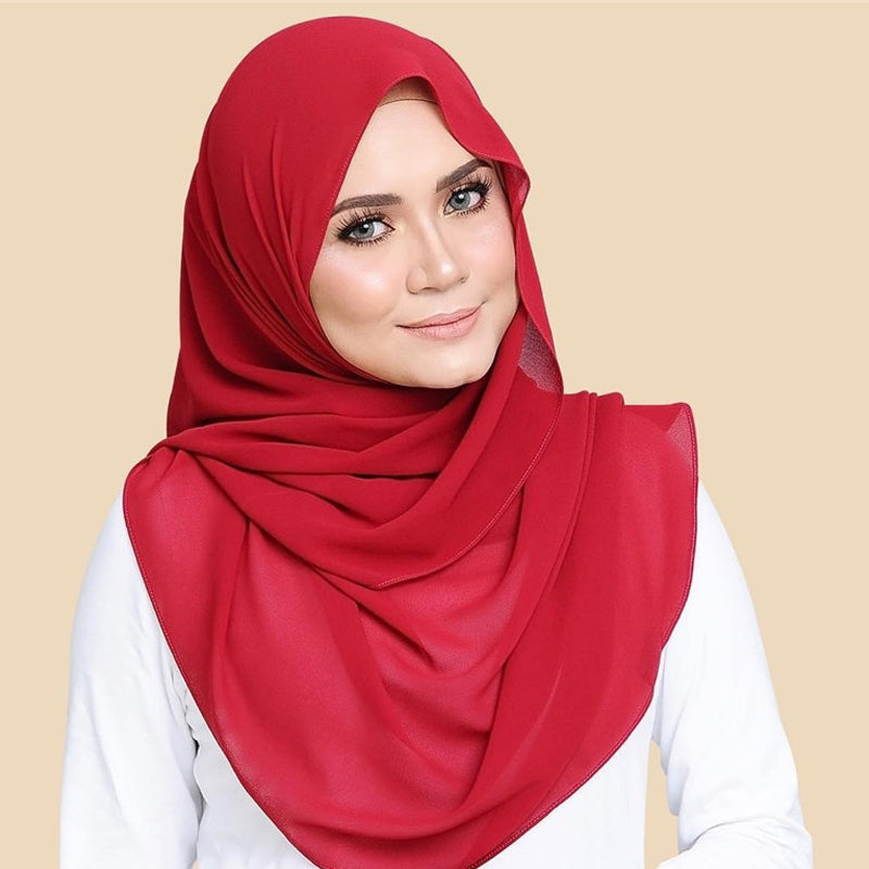 Ultrazachte Chiffon Hijab - Comfortabel & Stijlvol