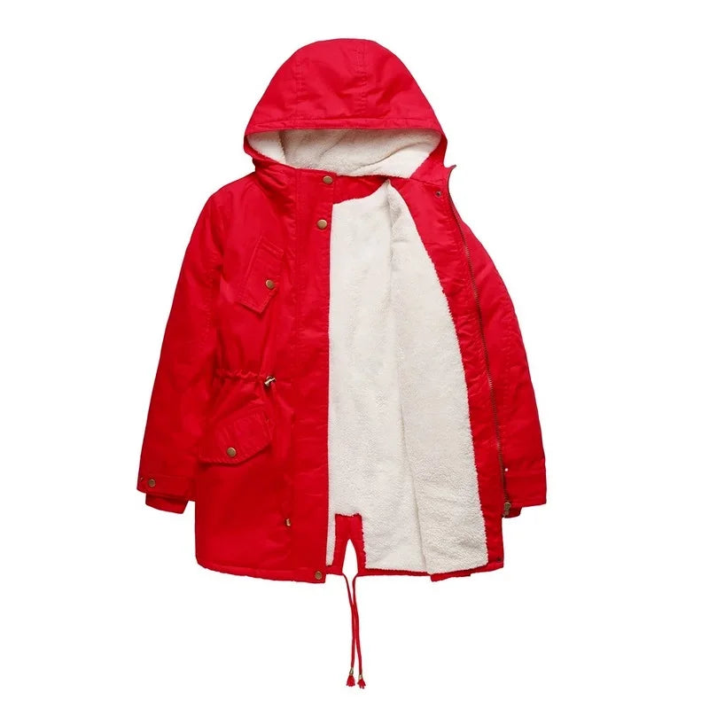 Nordiva - Warme parka met fleece voering