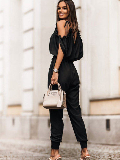 Anouk - Stijlvolle off shoulder jumpsuit