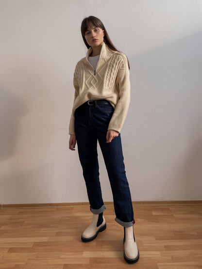 Lotte Sweater - Warme Wollen Trui met Oversized Model