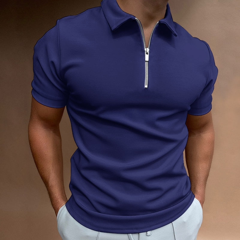 Santiago | Modieuze Zip-Up Polo