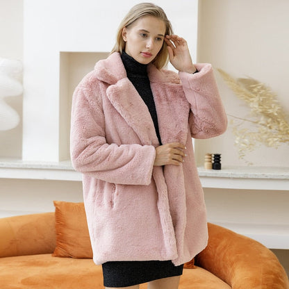 Mila Faux Fur Jas - Perfect voor aankomende winter